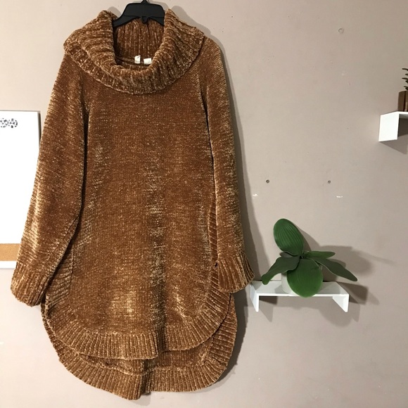 Anthropologie Tops - Anthropologie Moth Cowl Neck Sweater Chunky Tunic